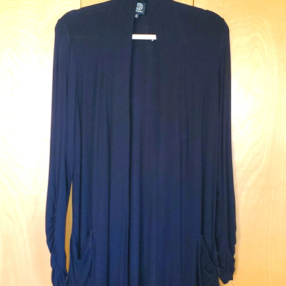 Black cardigan
